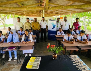 desks and chairs for Pu/ Kammandaluwa Bilingual Kanishka Vidyalaya 