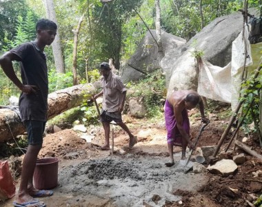  Sanitation unit for family of 3 in Senerathwala