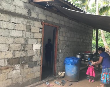 New home : Nandakumara, family of 3 children